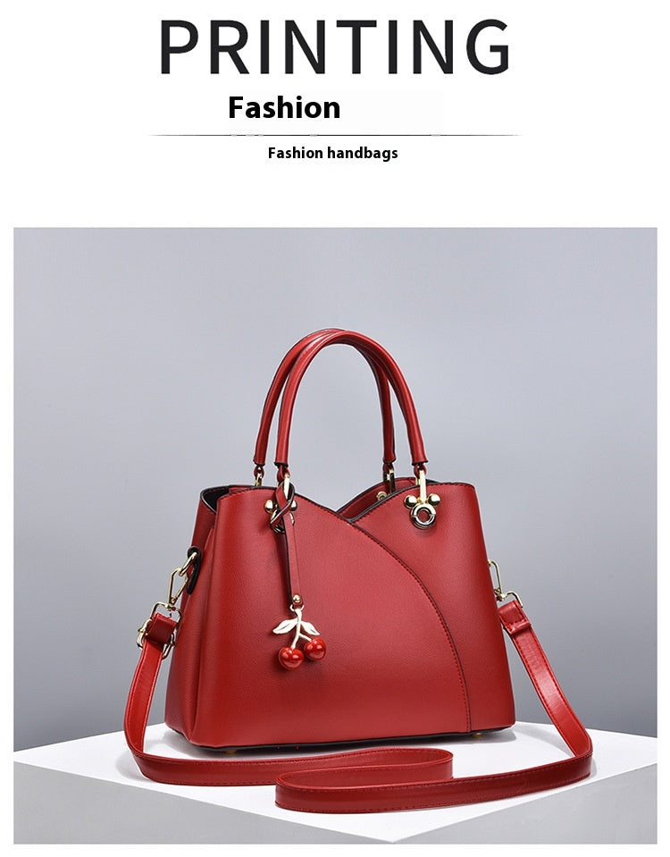 Middle-aged Mom High-grade Generous One-shoulder Crossbody Bag