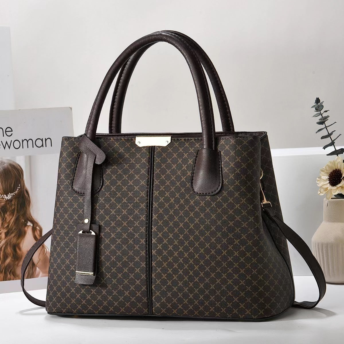 New Printed Women's Portable Crossbody Shoulder Bag