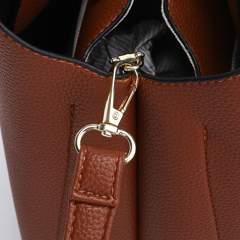 Simple Stylish Retro Womens Handbag With Crossbody Strap