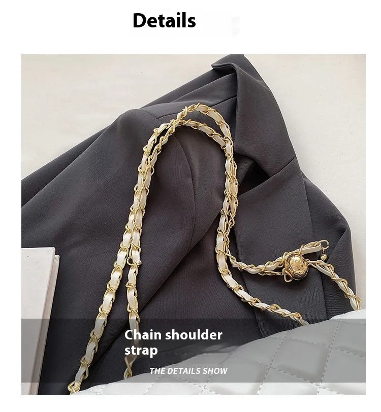 Women's Popular Diamond Embroidery Thread Large Capacity Shoulder Bag