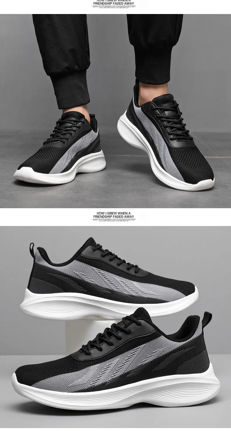 New Summer Breathable Mesh Shoes Flying Woven Casual All-matching Fashionable Sports Shoes