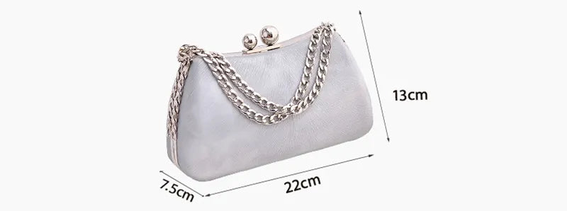 Chain Handbags Fashion Luxury Dress Party Dinner Bags For Women Crossbody Shoulder Bag