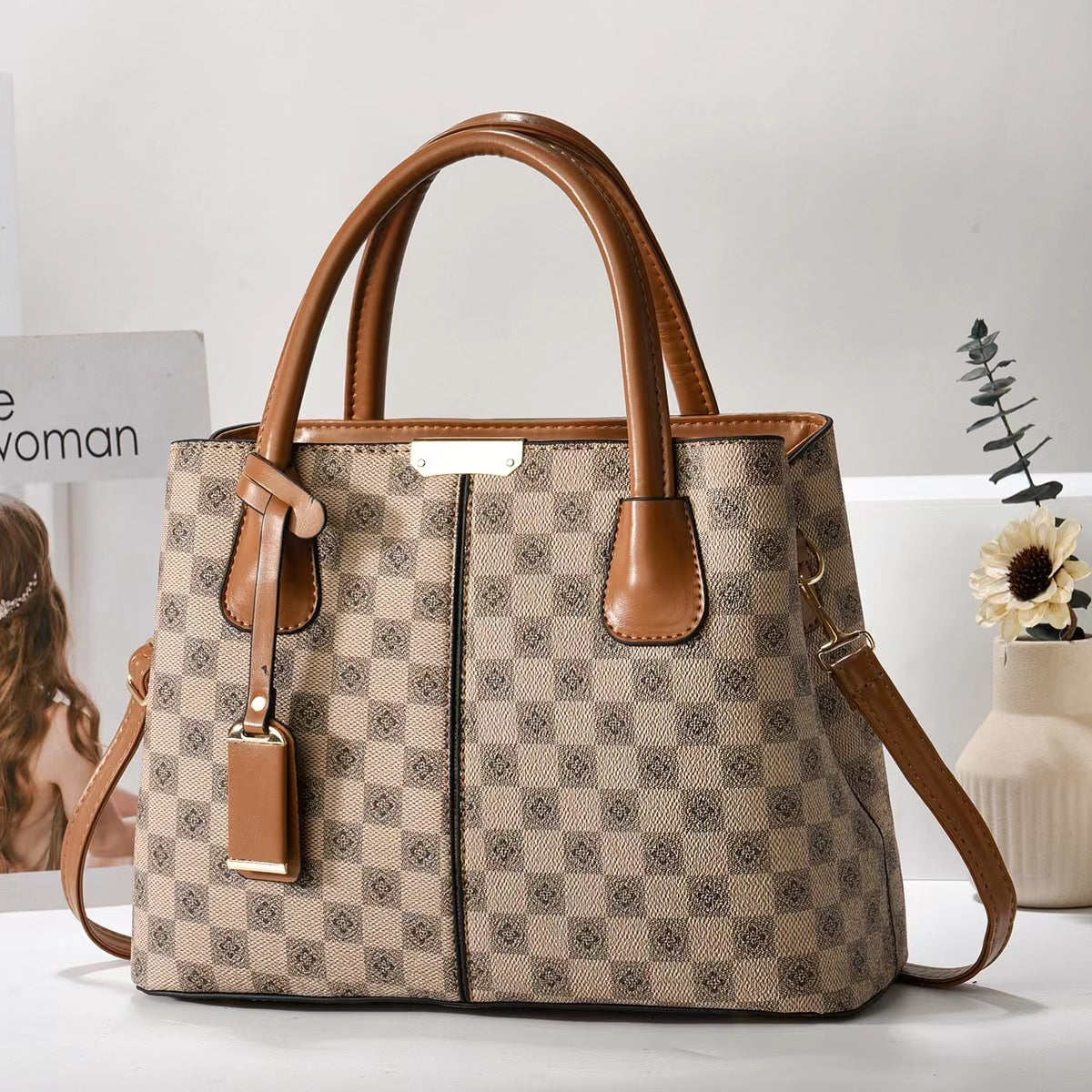 New Printed Women's Portable Crossbody Shoulder Bag