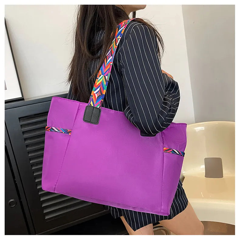 Women's Oxford Cloth Bag Portable And Fashion Shoulder Bag
