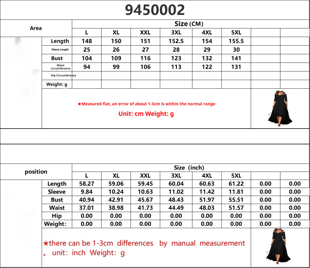 Summer New Off-the-shoulder Large Swing Dress For Women