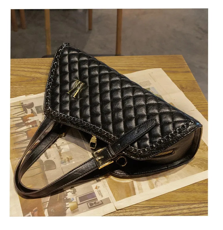 Women's New Fashion All-matching Commuter Shoulder Messenger Bag