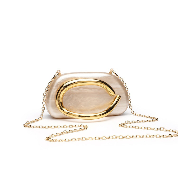 Acrylic Dinner Clutch Shoulder Crossbody Bag