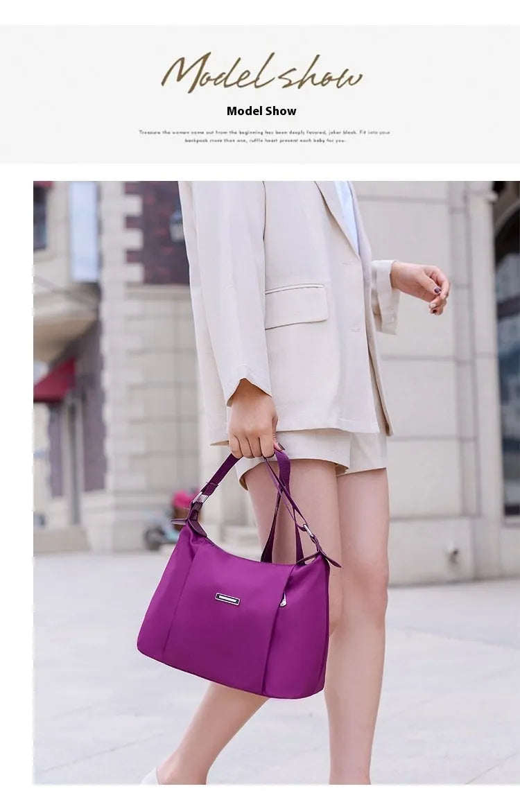 Fashion Oxford Cloth Shoulder Bag Simple Women's Crossbody Bag