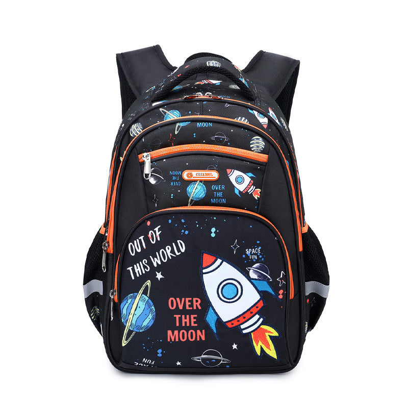 Primary School Large Capacity Children's Backpack Space Schoolbag