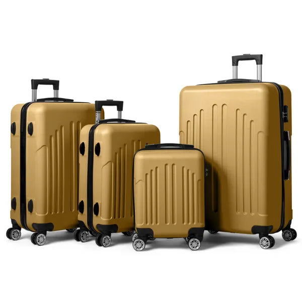Vertical Striped Four In One Suitcase- FREE USA SHIPPING