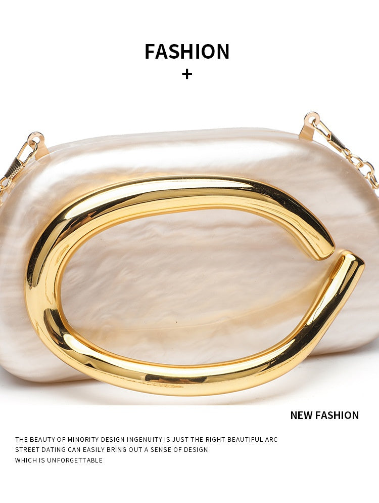 Acrylic Dinner Clutch Shoulder Crossbody Bag