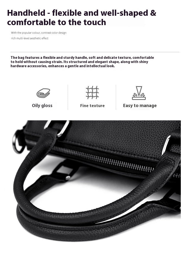 Large Capacity High Sense New Retro Exquisite Handbag