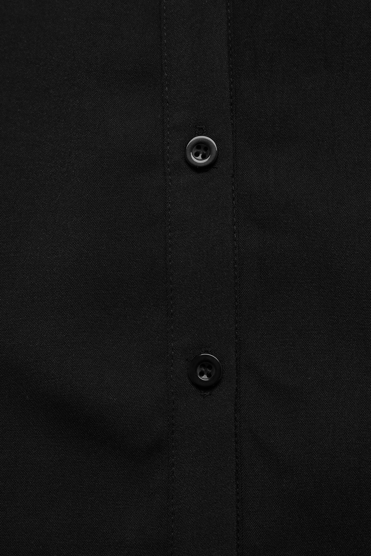 Lace Stitching Shirt Midi Dress Dress