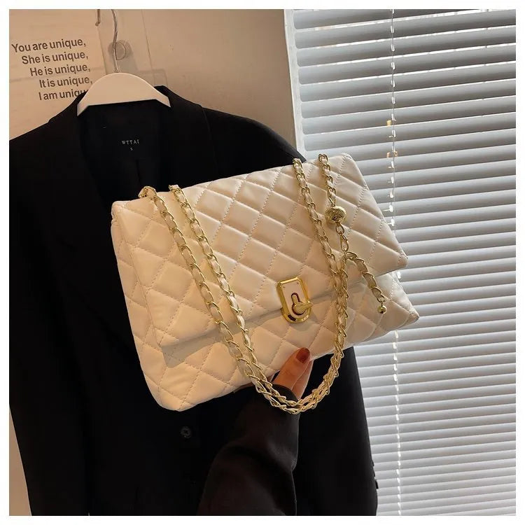 Women's Popular Diamond Embroidery Thread Large Capacity Shoulder Bag