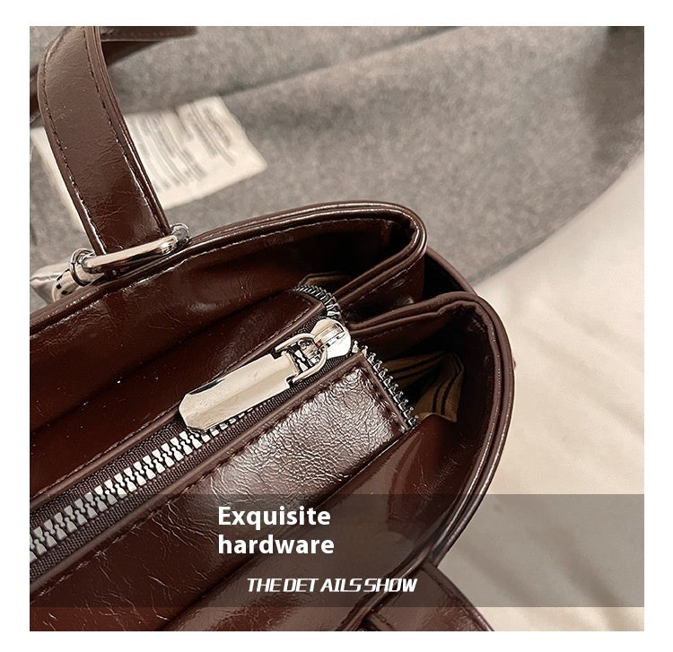 Commuter Texture Underarm Shoulder Handbag
