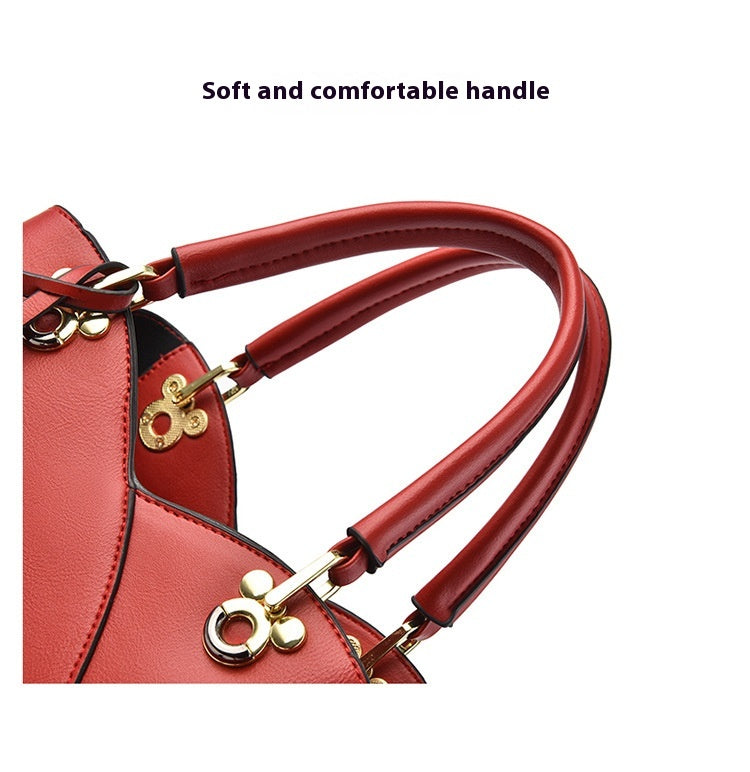 Middle-aged Mom High-grade Generous One-shoulder Crossbody Bag