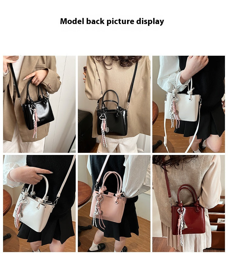 Women's Messenger Bag Fashion Portable One-shoulder Bucket Bag