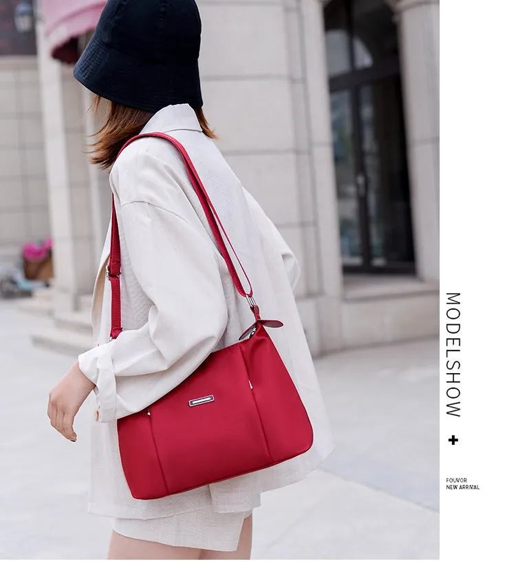 Fashion Oxford Cloth Shoulder Bag Simple Women's Crossbody Bag