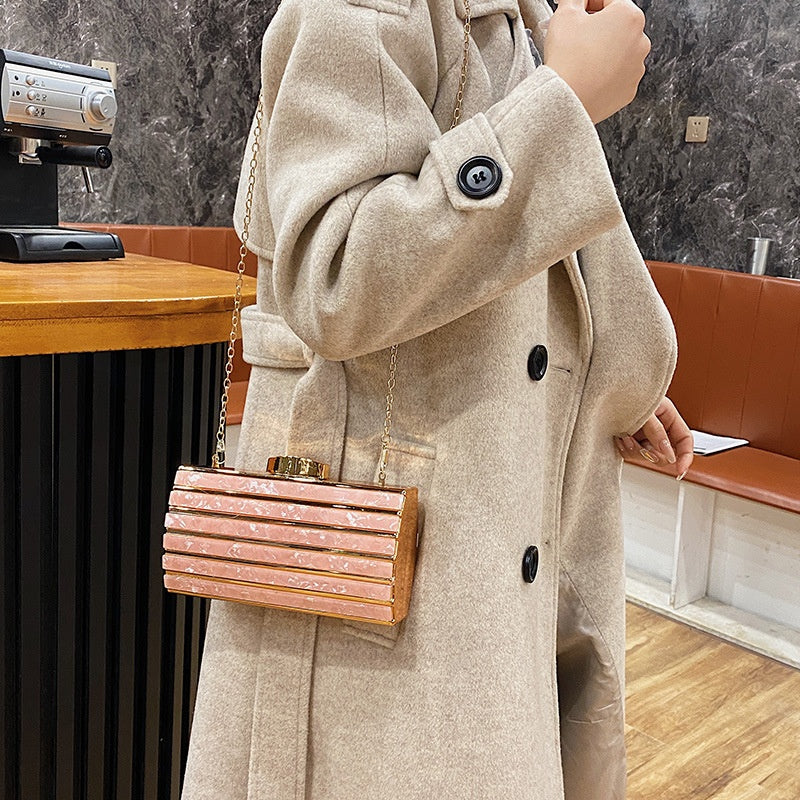 Women's High-end Patch Acrylic Evening Bag