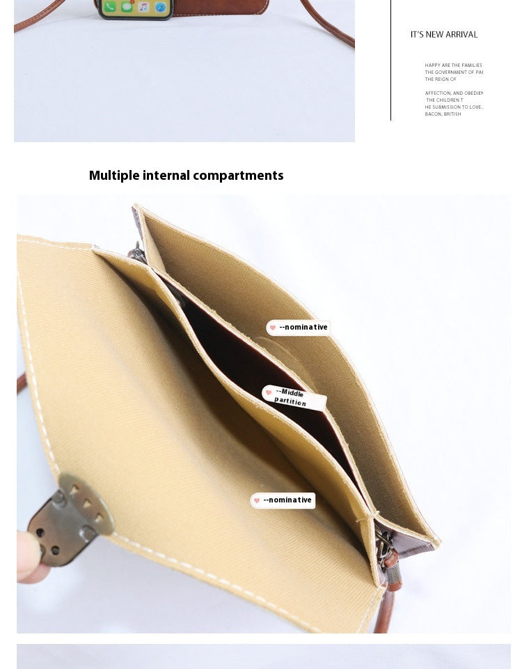 Retro Fashion Shoulder Messenger Bag