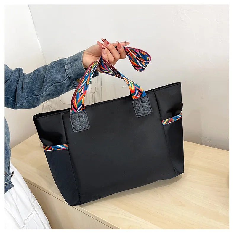 Women's Oxford Cloth Bag Portable And Fashion Shoulder Bag