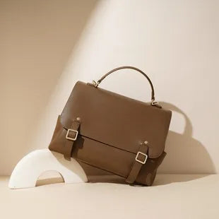 Tuscan Authentic Leather Tactile Feel First Layer Cowhide Mummy Bag