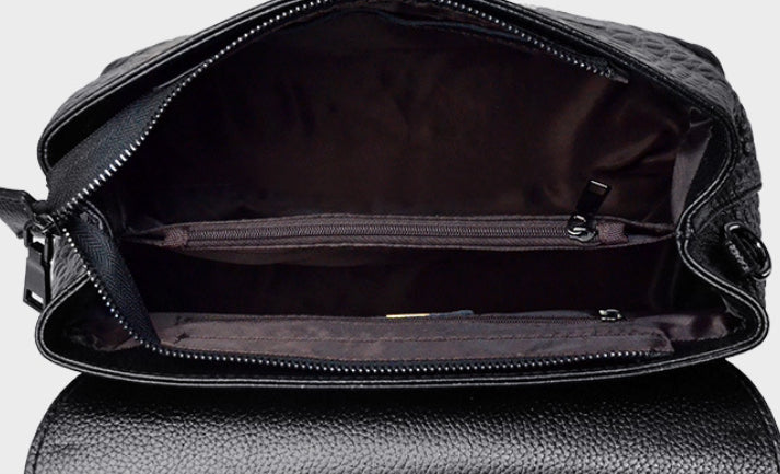 Women's First Layer Cattlehide Leather Fashion Handbag