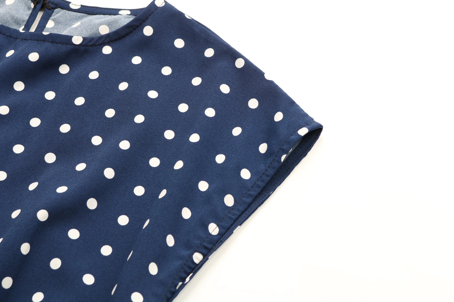 Summer Women Polka Dot Short Sleeve Dress Casual Bandage Party Pleated Midi Dresses Elegant Green Office Lady Clothing