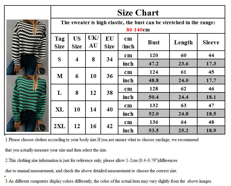 New Wish Loose Round Neck Pullover Knitted Sweater
