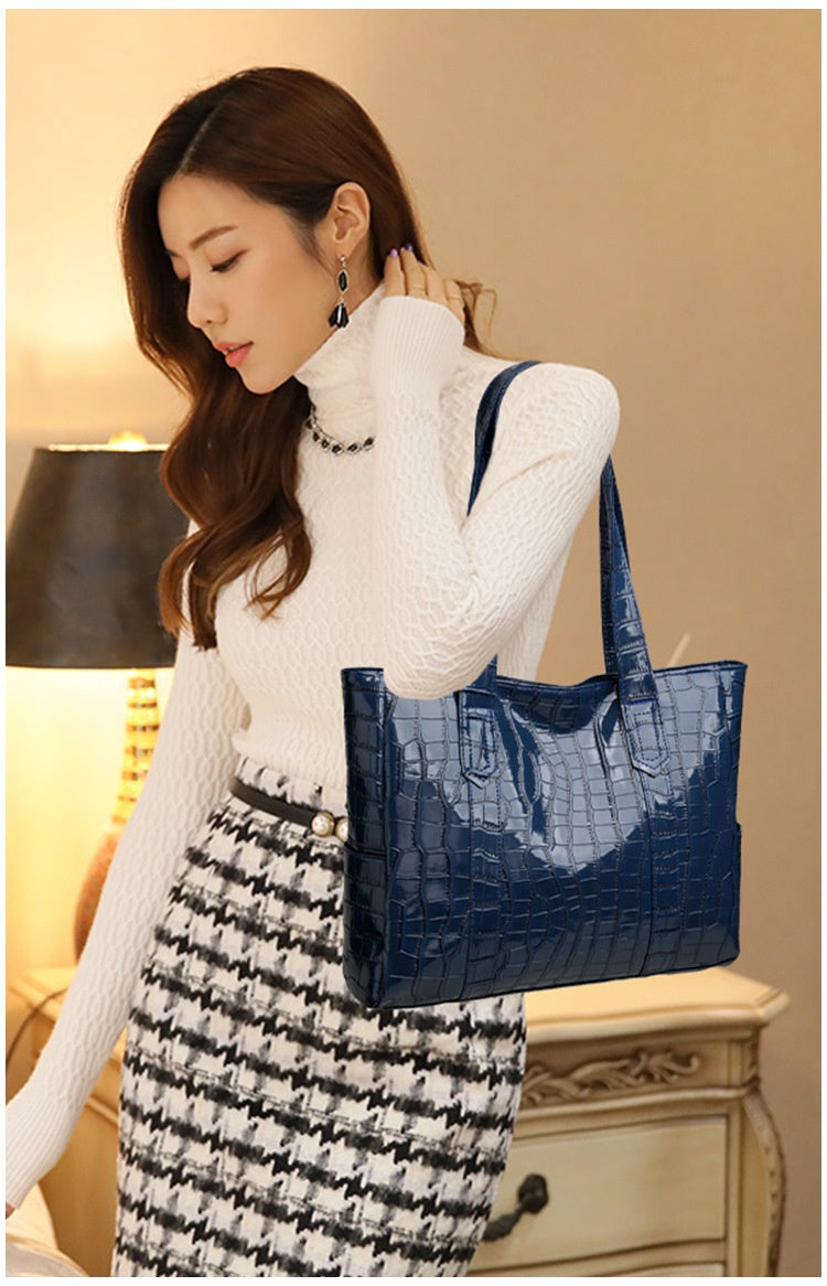 Korean Style Stylish Simple And Versatile European And American Commuters' Tote Bag