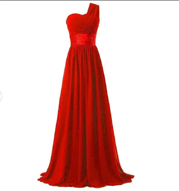 Long Multi-color Banquet Evening Dress
