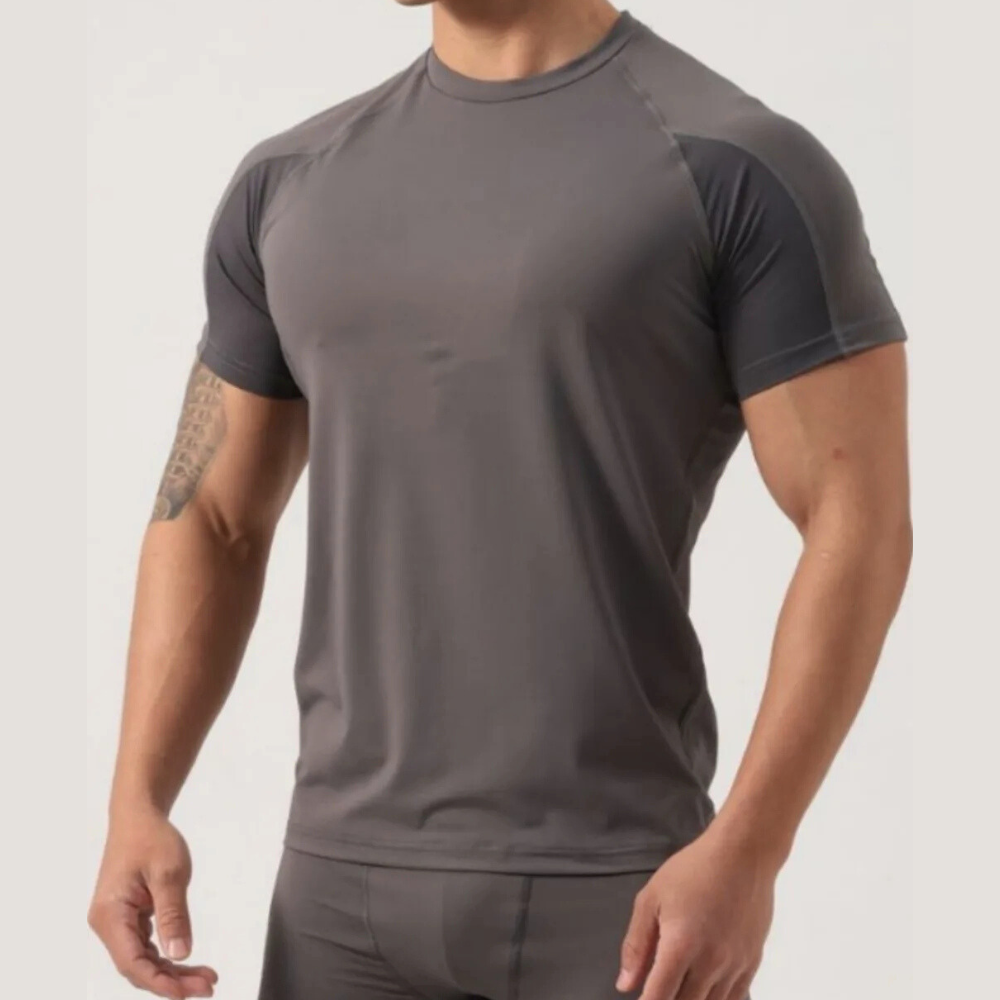 Fashion Men's Plus Size Round Neck Short Sleeve T-Shirt