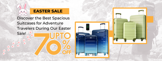 Adventure Awaits! Discover the Best Spacious Suitcases for Adventure Travelers During Our Easter Sale!