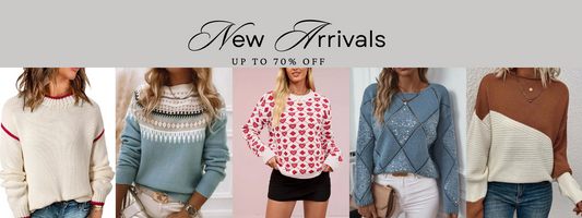 The Custom Mart’s Best Deals: Women’s Knitwear Up to 70% Off