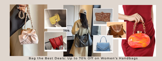 Bag the Best Deals: Up to 70% Off on Women’s Handbags at The Custom Mart