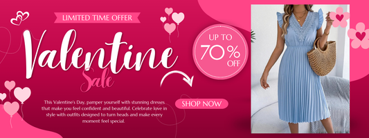 Romantic Styles for Valentine’s Day: Dresses Up to 70% Off
