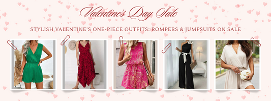 Stylish Valentine’s One-Piece Outfits: Rompers & Jumpsuits on Sale