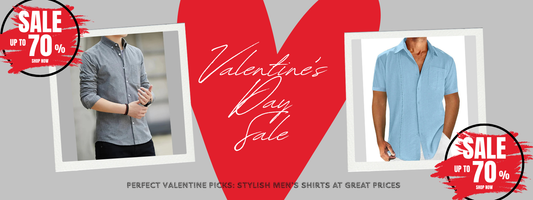 Perfect Valentine Picks: Stylish Men’s Shirts at Great Prices