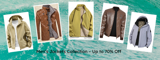 Stylish Men’s Jackets – Save Up to 70% at The Custom Mart
