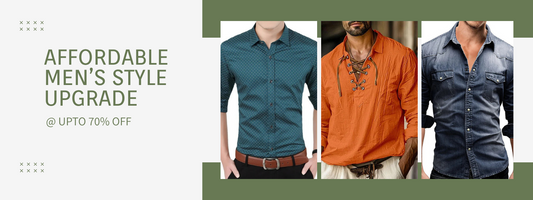Affordable Style Upgrade: Men’s Shirts Starting at Unbeatable Prices