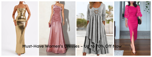 Fashionable Women’s Dresses at Up to 70% Off