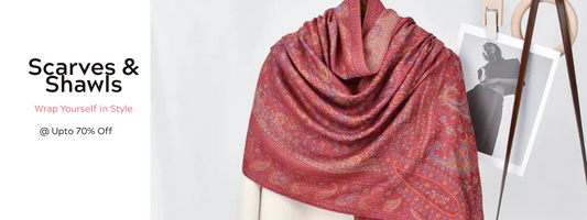 Stay Cozy, Look Stunning: Wrap Yourself in Style with The Custom Mart Scarves & Shawls