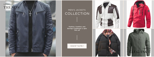 Men's Jackets Collection: Fashion, Comfort, and Savings Combined at The Custom Mart