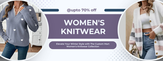Elevate Your Winter Style with The Custom Mart Women's Knitwear Collection