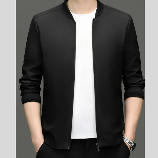 Men's Plus Size Printed Trim Slim Fit Blazer