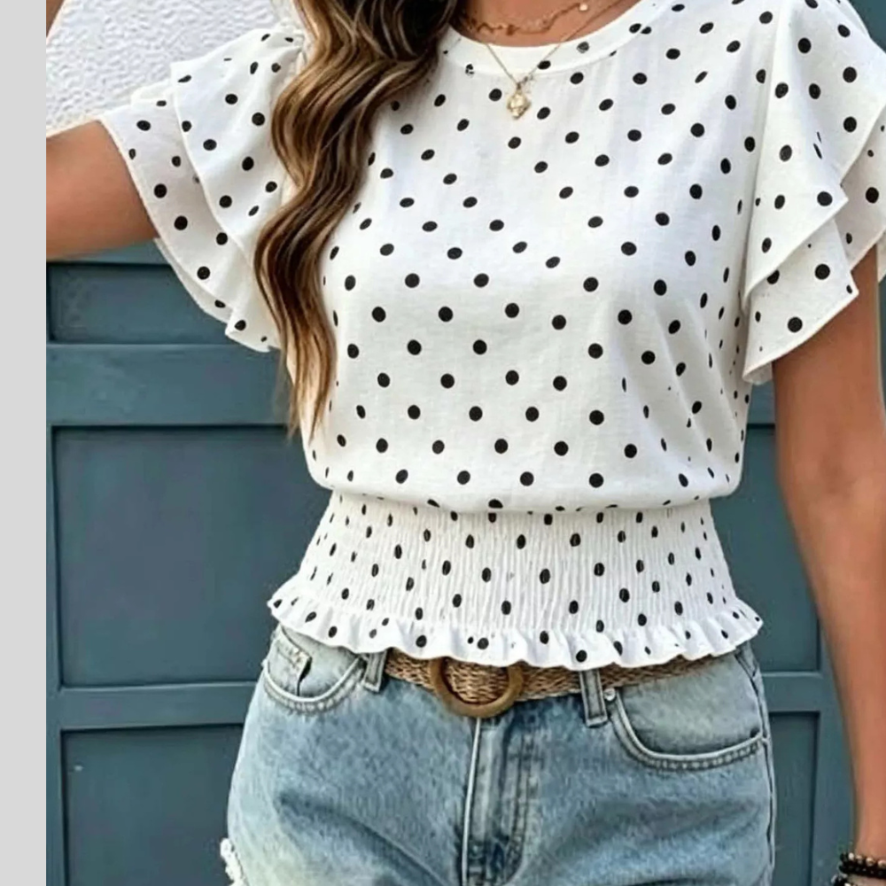 Women's Boho Print Mini Dress V-Neck 3 4 Sleeve Flowy Casual Summer Beach Sundress-FREE USA SHIPPING