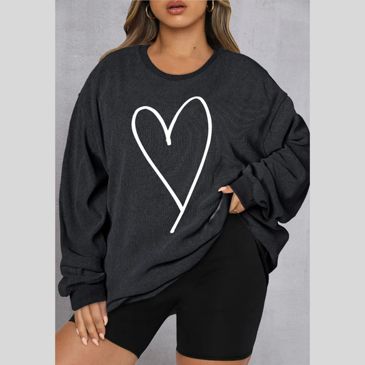 Classic Color Block Long Sleeve Sweater