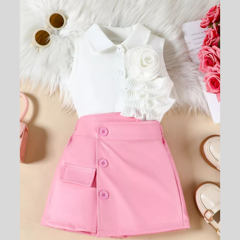Children's Printed Tee & Shorts Set
