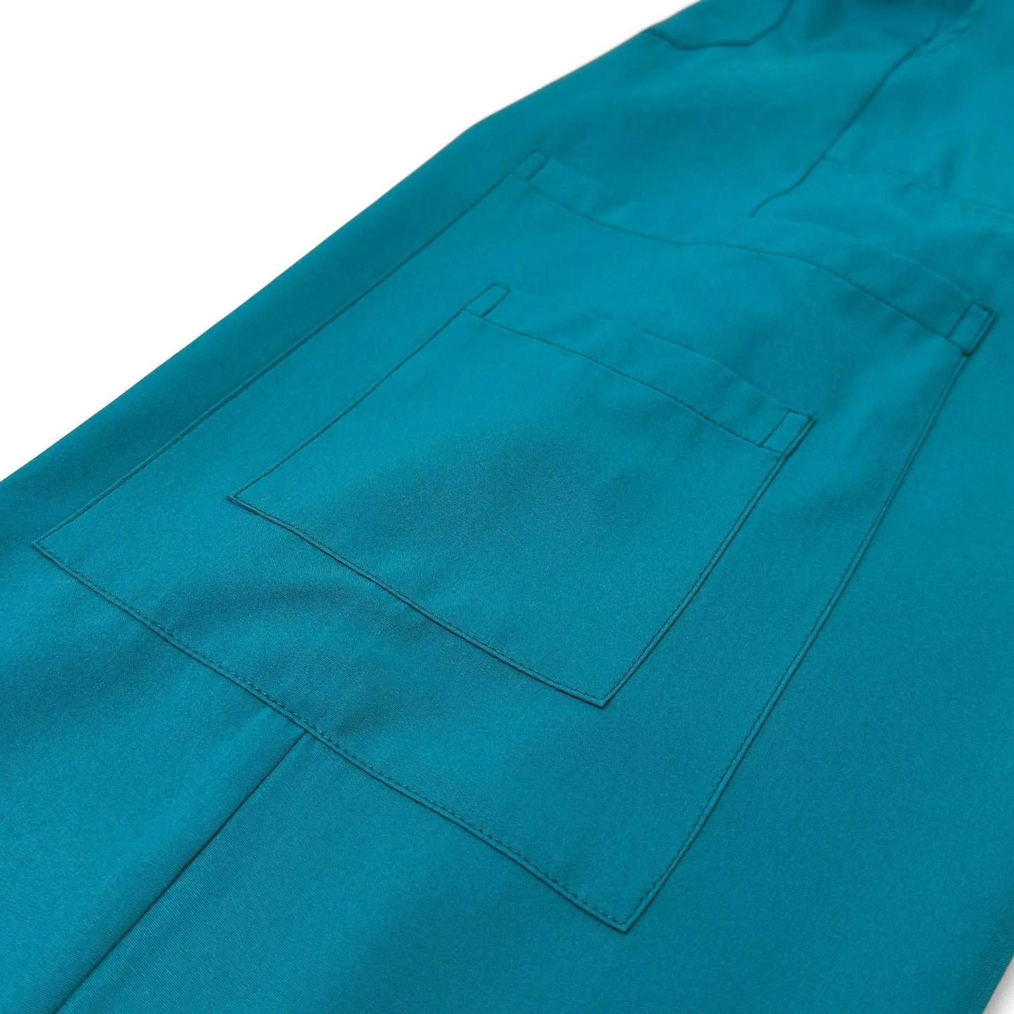 Stand Collar Zipper Doctor Nurse Work Uniforms Suit