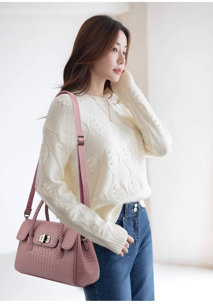 New Women's High-end Western Style Handbag Fashion All-matching